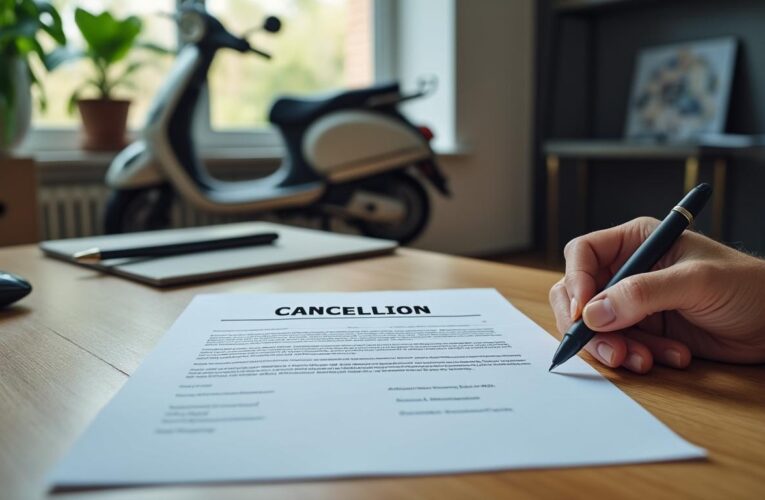 Les avantages d’une lettre pour résilier une assurance scooter qui ne roule plus à temps