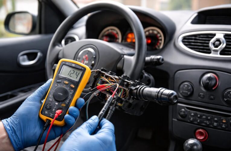 Diagnostiquer le faux contact du clignotant sur une Clio 3 : guide pratique