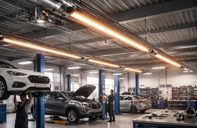 Les innovations du chauffage tube radiant gaz à connaître pour les garages et centres auto